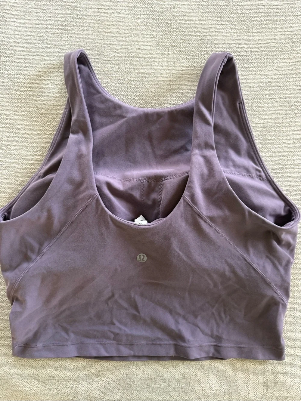 lululemon athletica Mauve High-Neck Crop Tank